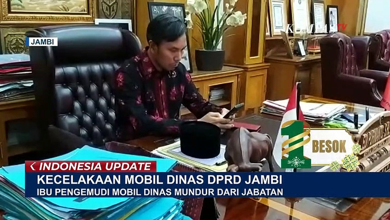 Mobil Dinas Kecelakaan Saat Dikendarai Anak, Pejabat DPRD Jambi Mundur Dari Jabatannya