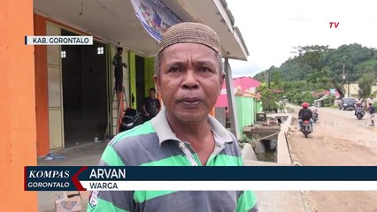 Proyek BPJN Gorontalo Terbengkalai, Sopir Angkot Kumpulkan Dana Sukarela Perbaiki Jalan Nasional