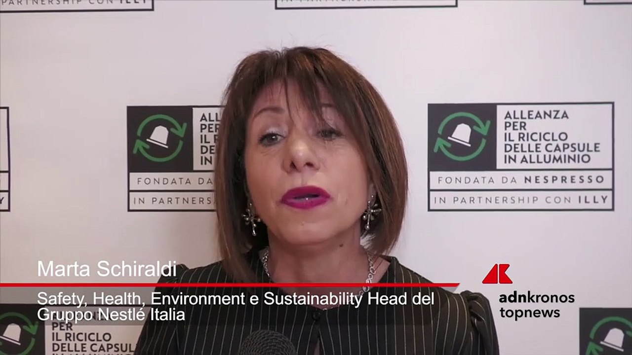 Schiraldi (Nestlè): “Infrastruttura raccolta e riciclo capsule alluminio è fondamentale”
