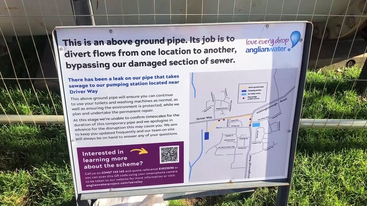 Residents living next to huge sewage pipe say they are woken by the sounds of POOS being flushed away