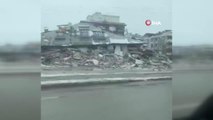 İkinci büyük deprem sonrası Elbistan'daki son durum böyle görüntülendi