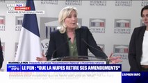 Réforme des retraites: Marine Le Pen demande 