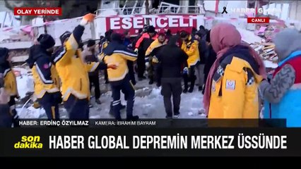 Canlı yayında umudu yeşerten görüntüler! Bir can daha kurtarıldı