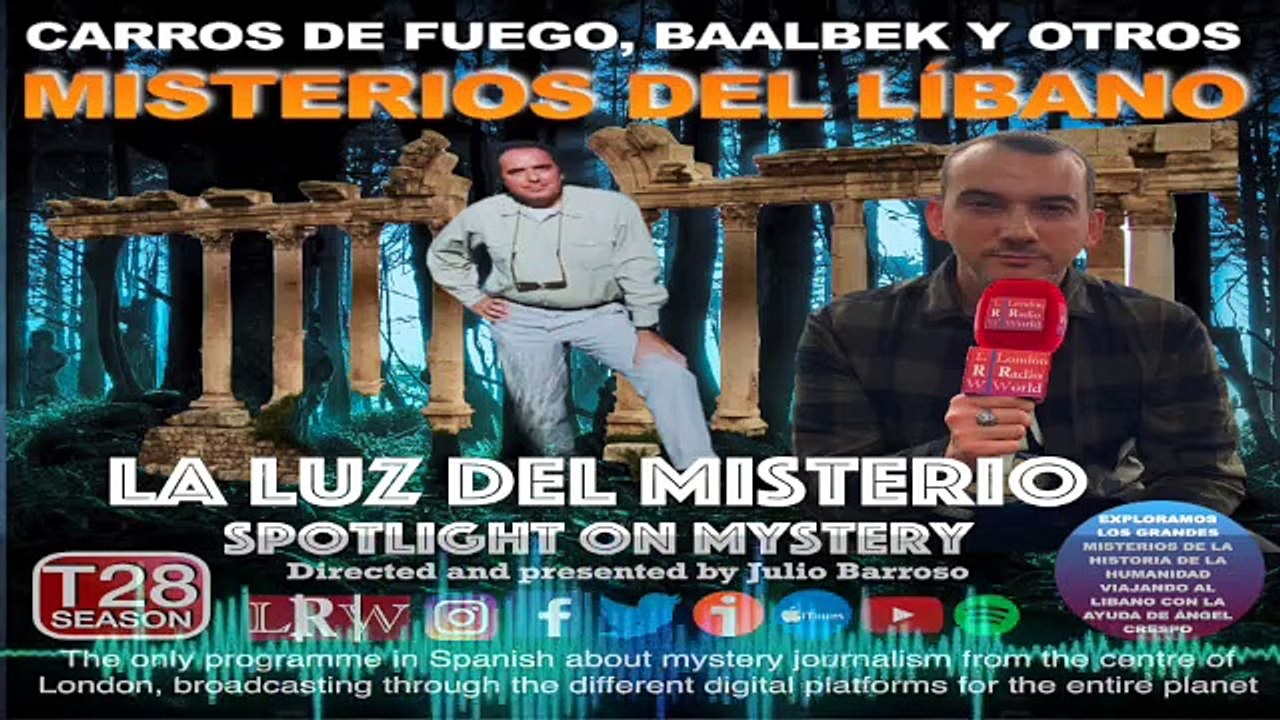 Carros de Fuego, Baalbek y otros Misterios del Líbano con Ángel Crespo