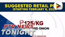 DA to implement P125/KG SRP for imported red onions starting Feb. 8