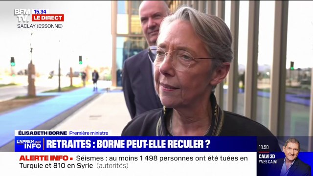 Élisabeth Borne sur la réforme des retraites: Je n'ai pas de doute que les députés auront à cœur d'améliorer ce texte