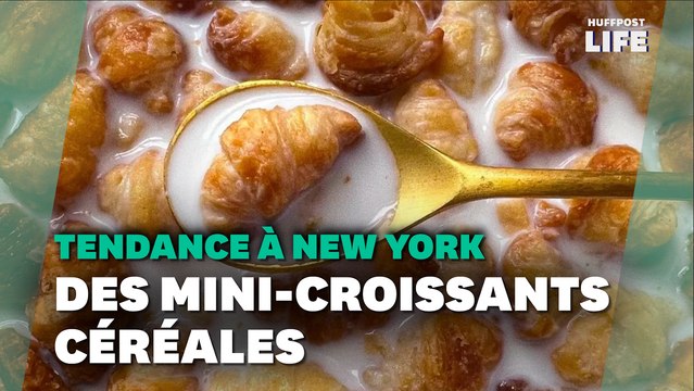 À New York, cette boulangerie française lance les « croissants céréales »