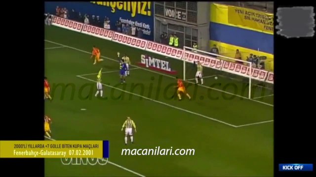 Fenerbahçe 4-4 Galatasaray (Pen. 3-2) [HD] 07.02.2001 - 2000-2001 Turkish Cup Semi Final (Ver. 2)