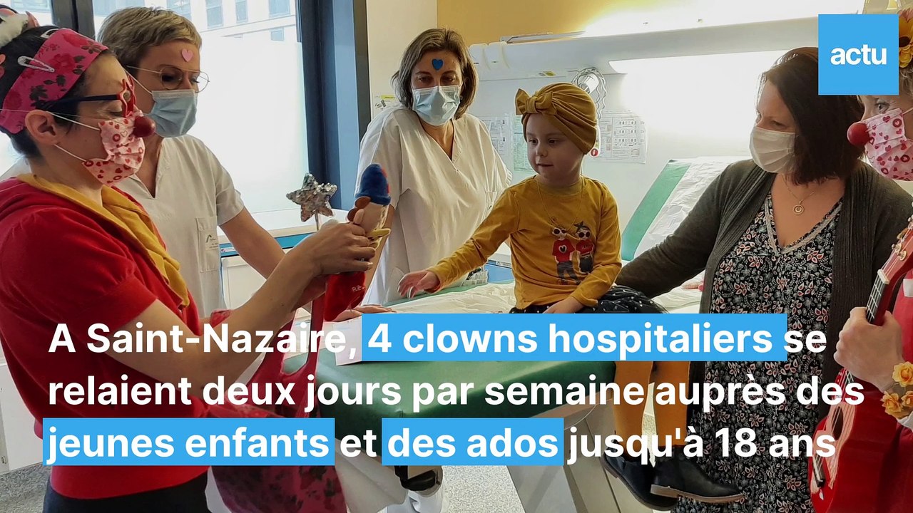 Rêves de clown à l'hôpital de Saint-Nazaire