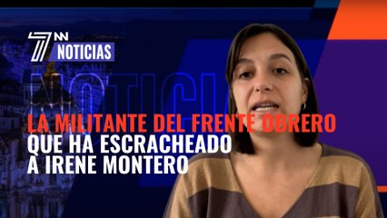 Hablamos con la militante del Frente Obrero que ha escracheado a Irene Montero