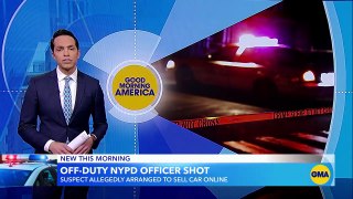 NYPD officer shot while off duty - GMA