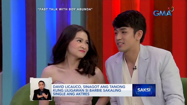 David Licauco, Sinagot ang tanong kung liligawan si Barbie sakaling single ang aktres | Saksi