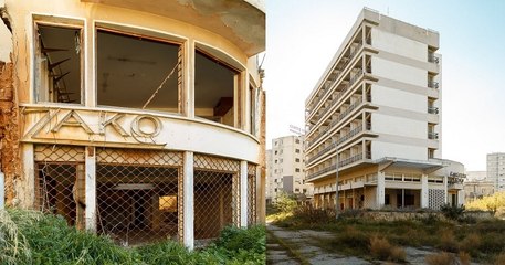 Un artiste photographie Famagouste, la plus grande ville fantôme du monde, située à Chypre