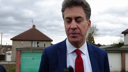 Ed Miliband talks about banning of fracking in Nottinghamshire