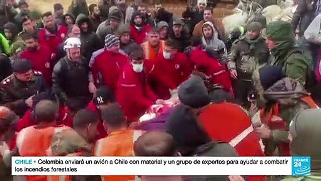 Ayuda internacional para las tareas de rescate en Turquía y Siria tras devastador terremoto