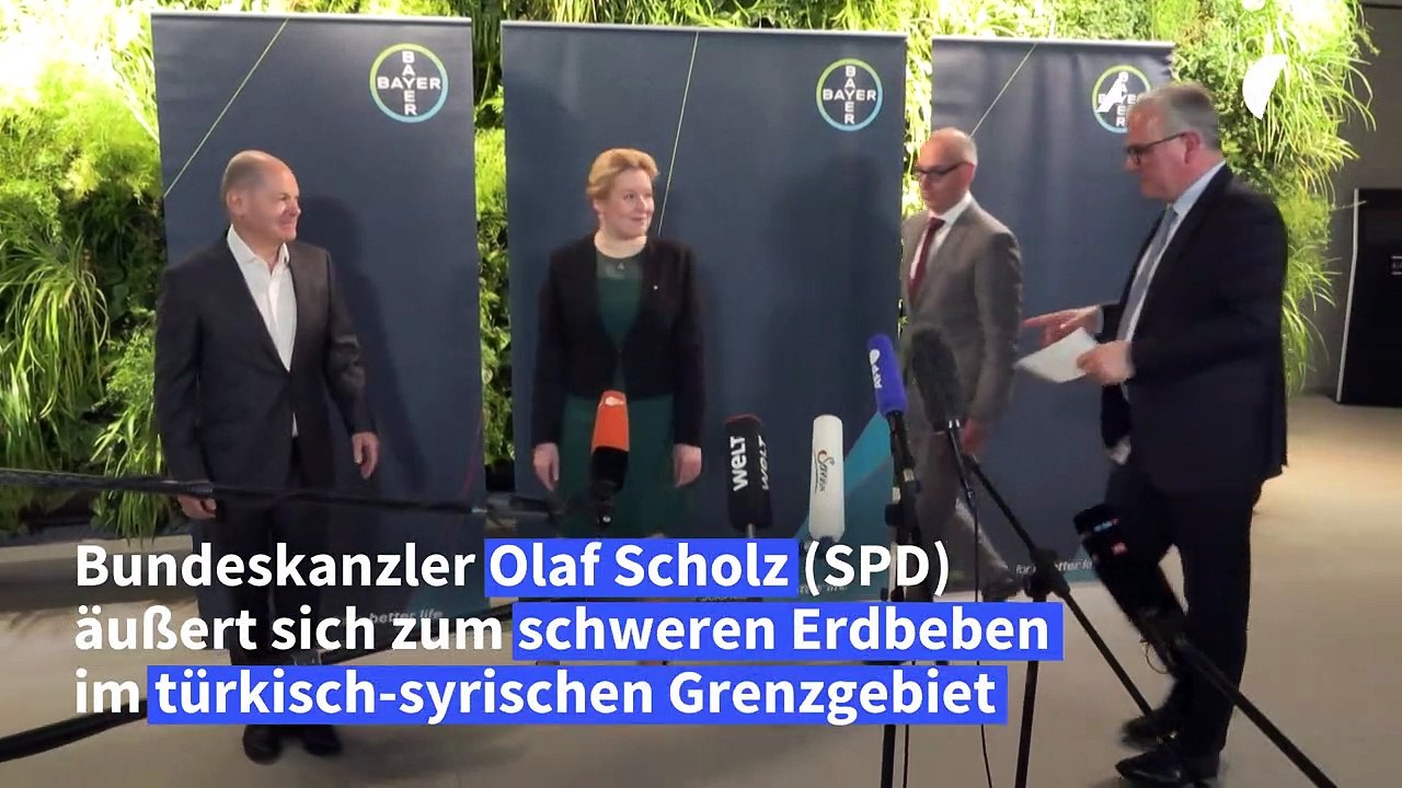 Scholz zur Erdbeben-Katastrophe: Wir helfen mit 'all unseren Möglichkeiten'