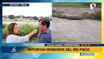 Desborde del río Pisco afecta casas y daña hectáreas de cultivo