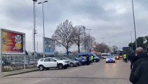 Verona - Lazio, l'arrivo del pullman biancoceleste al Bentegodi | 6-02-2023