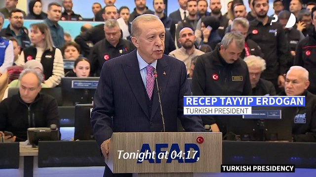Turkey shook by 'biggest disaster in the last century', says president Recep Tayyip Erdogan