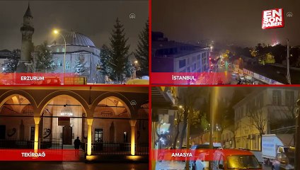 Depremde vefat edenler için sala okundu