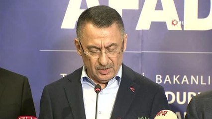 Cumhurbaşkanı Yardımcısı Oktay: "Toplam yaşamını yitiren yurttaş sayısı bin 541, yaralı sayısı 9 bin 733, yıkılan bina sayısı da 3 bin 471 oldu"