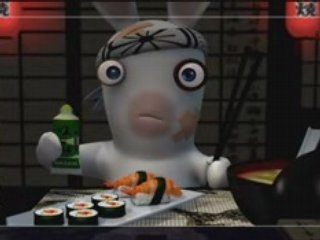 les lapins crétins font du Judo