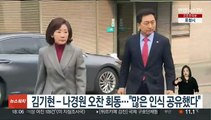 김기현-나경원 오찬 회동…