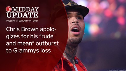 #MIDDAY_UPDATE: Chris Brown apologizes for his "rude and mean" outburst to Grammys loss
