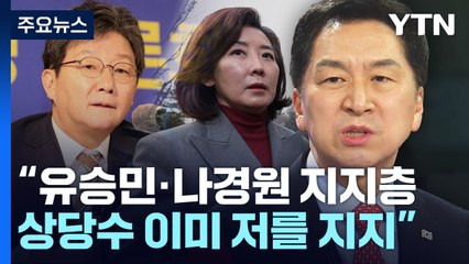 [뉴스큐] 김기현 "유승민·나경원 지지층 상당수 이미 저를 지지하고 있어" / YTN