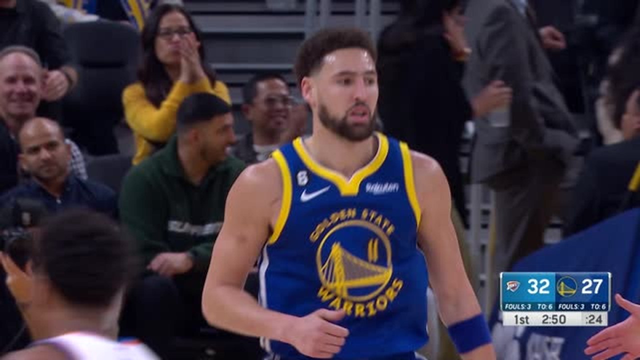 Klay catches fire as the Warriors wash Oklahoma...