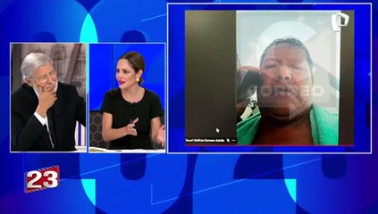 Congresista Germán Tacuri activa su cámara y se muestra en piscina durante sesión del Congreso