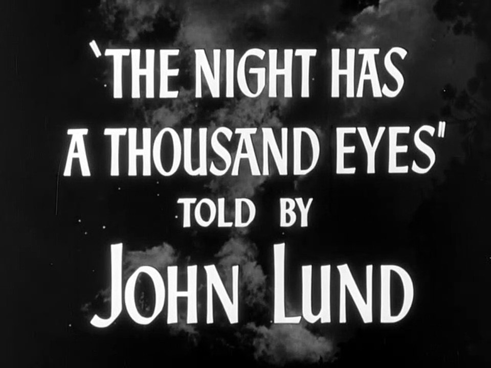 Night Has a Thousand Eyes | movie | 1948 | Official Trailer