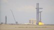 SpaceX Super Heavy Booster 7 Static Fire Viewed From Rocket Ranch