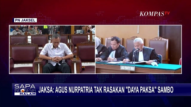 Jaksa Sebut Agus Nurpatria Tak Rasakan Tekanan dari Ferdy Sambo