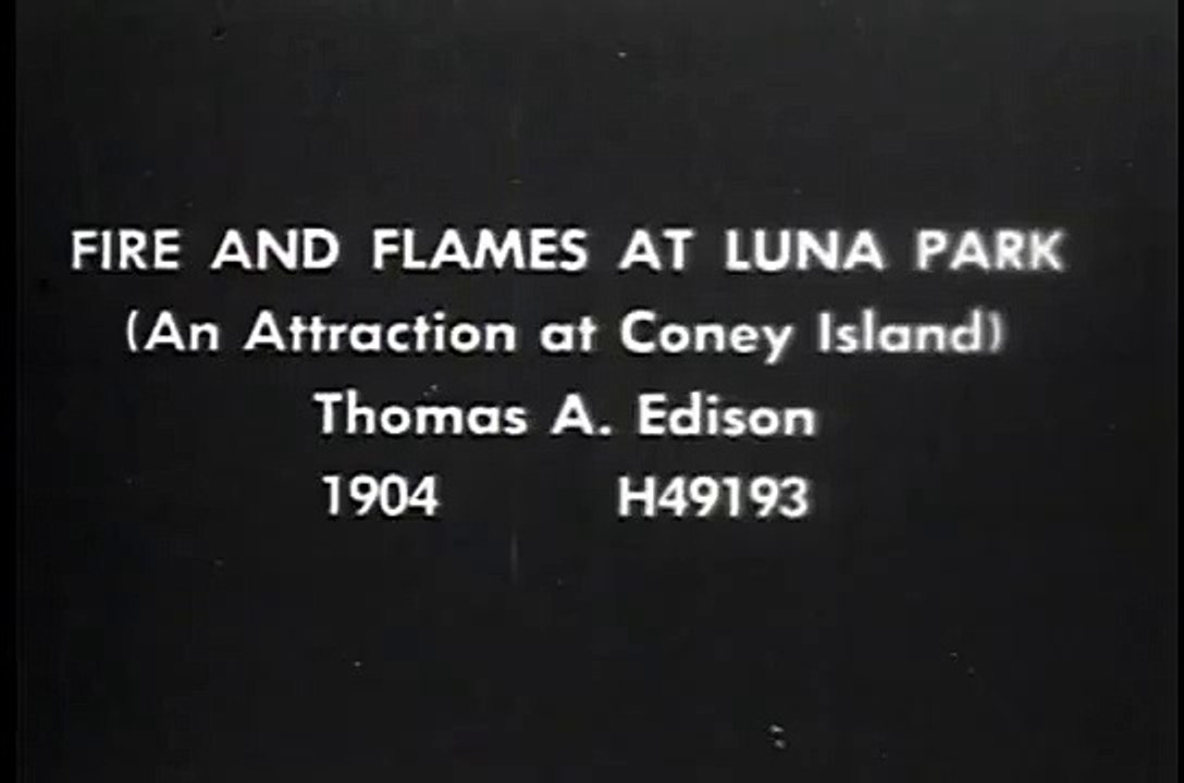 Fire and Flames at Luna Park, Coney Island (An Attraction at Coney Island) | movie | 1904 | Official Trailer