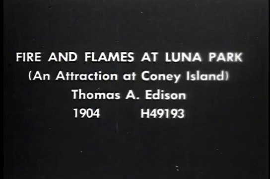 Fire and Flames at Luna Park, Coney Island (An Attraction at Coney Island) | movie | 1904 | Official Trailer