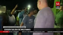 Exigen salida de militares acusados de golpear a dos jóvenes en Guerrero