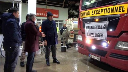 Kırıkkale'den 37 iş makinesi ve 50 personel deprem bölgesine hareket etti