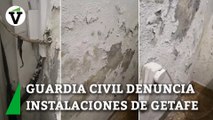 Guardias civiles denuncian en vídeo cómo trabajan en Getafe: hongos y paredes que se caen