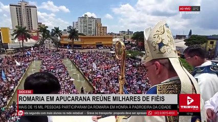 Romaria reúne milhares de devotos em Apucarana