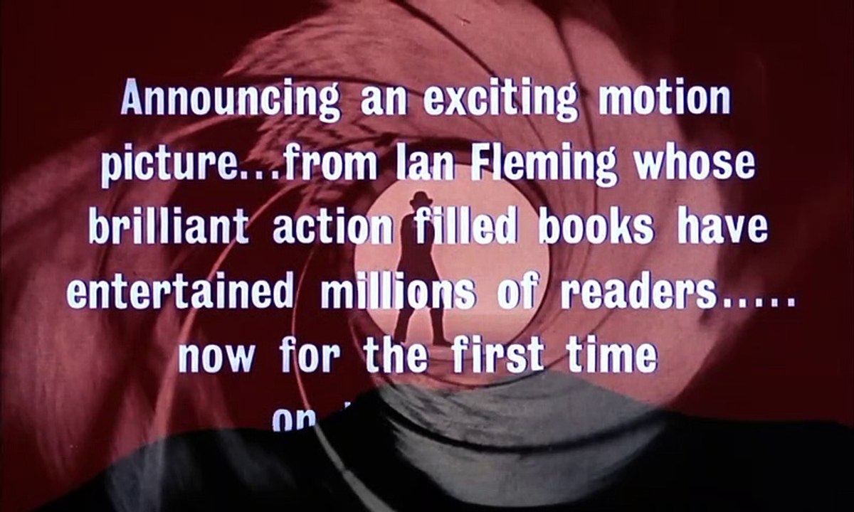 Τζέιμς Μποντ, Πράκτωρ 007: Εναντίον Δόκτωρ Νο | movie | 1962 | Official Trailer