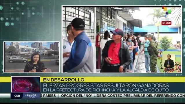 Ecuador: Se impone el NO en todas las preguntas del referendo con más del 50 por ciento de los votos