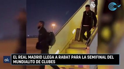 el Real Madrid llega a Rabat para la semifinal del Mundialito de clubes
