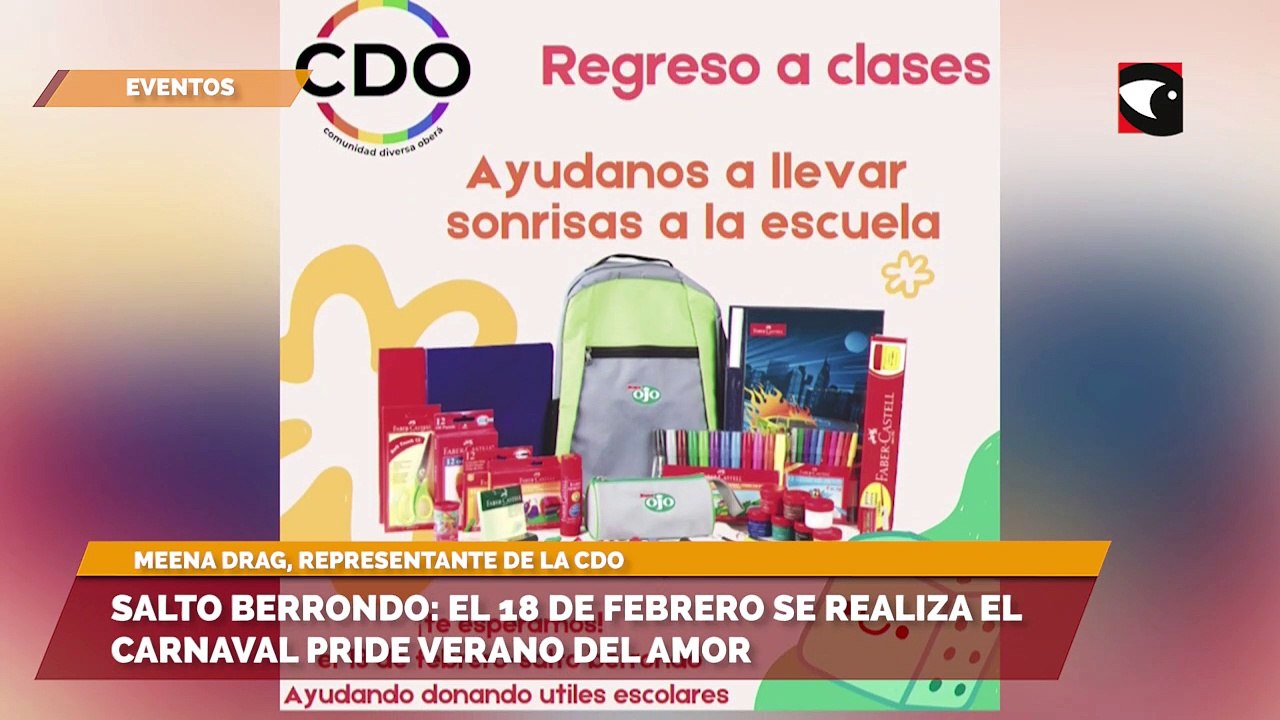 Oberá | Salto Berrondo el 18 de febrero se realiza El Carnaval Pride Verano del Amor