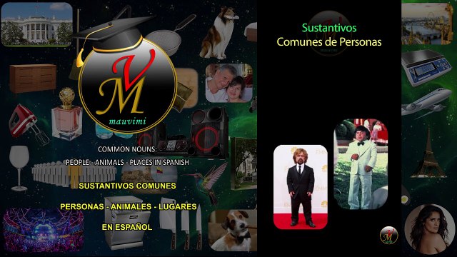 Identificando los Sustantivos Comunes de personas - animales - lugares en Español