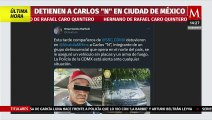 Cae hermano de Rafael Caro Quintero en CdMx