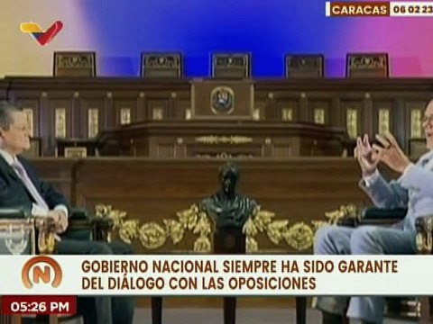 Pdte. de la AN: El gobierno ha tenido la intención de dialogar con las oposiciones venezolanas