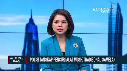 Pelaku Pencuri Gamelan di Yogyakarta Sempat Jual Hasil Curiannya ke Galeri Seni Senilai Rp18 Juta