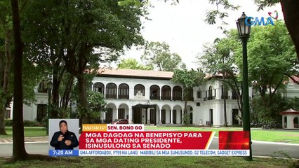 Mga dagdag na benepisyo para sa mga dating Presidente, isinusulong sa Senado | UB