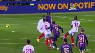 Highlights FC Barcelona vs Sevilla FC (3-0)